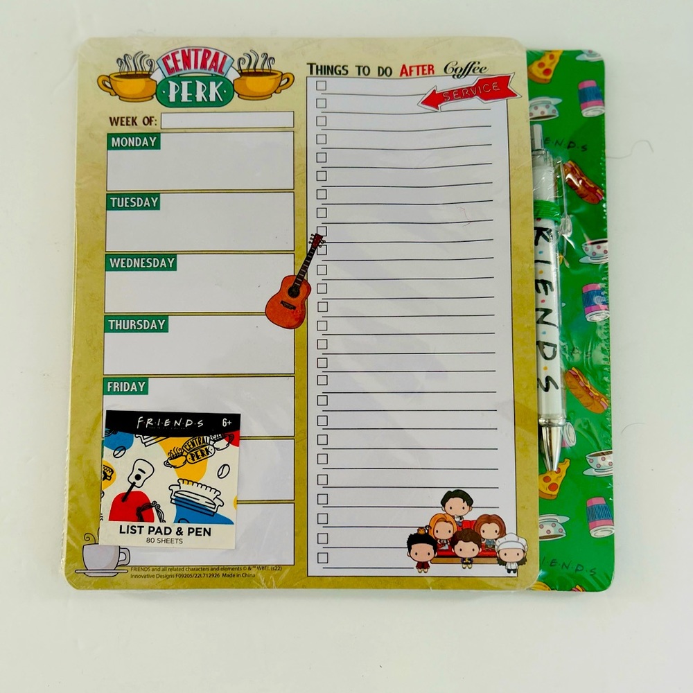 Friends List Pad & Pen